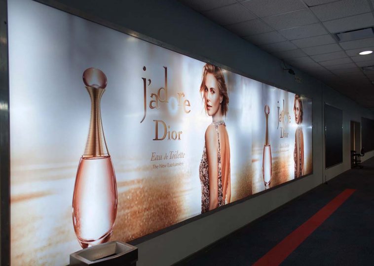 Campaña Jdore para Dior en Aeropuetos
